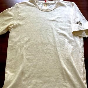 Men’s XS tshirt from Tracksmith. Cream in color, thick cotton, mint condition.